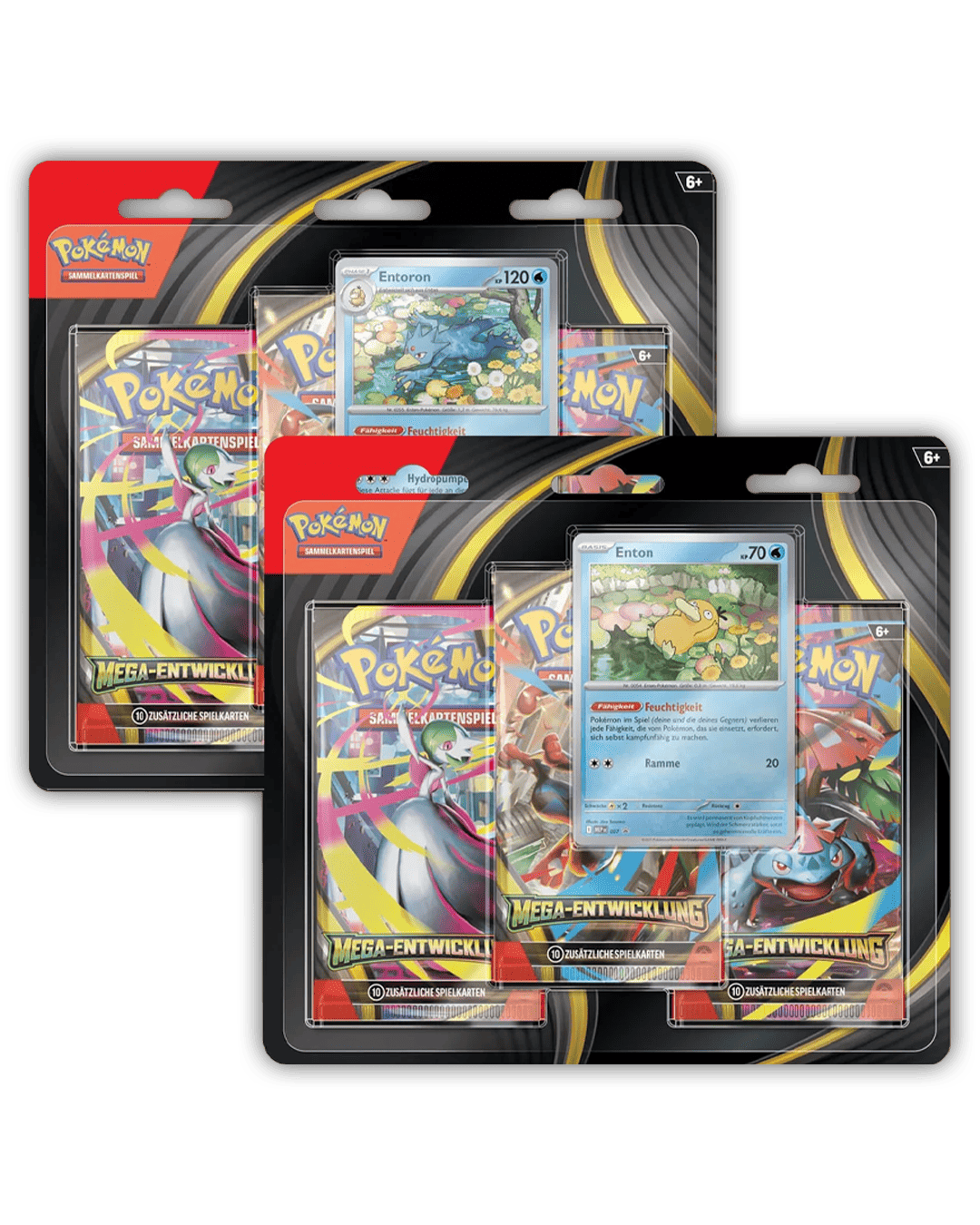 Pokemon Mega Entwicklung 3-Pack Blister 🇩🇪