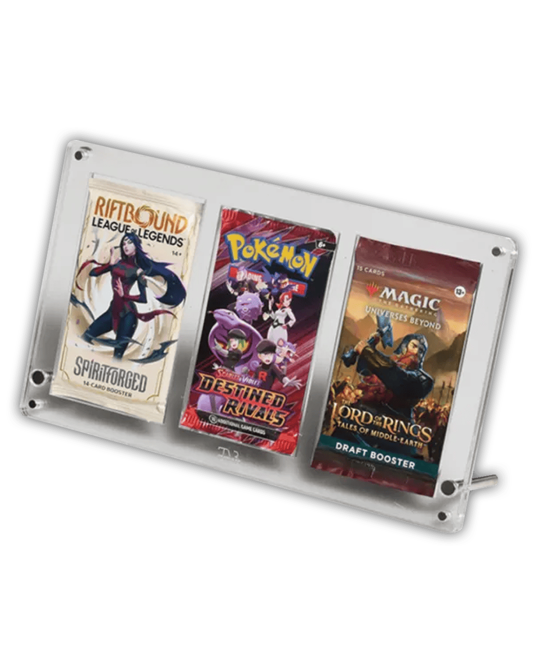 The Acrylic Box - Pokemon Booster Pack Artset 3er Acryl Case