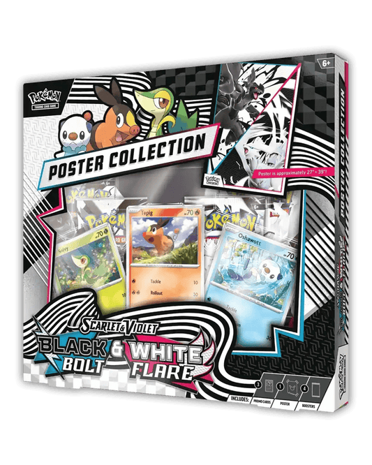 Pokemon Black Bolt & White Flare Poster Collection 🇬🇧
