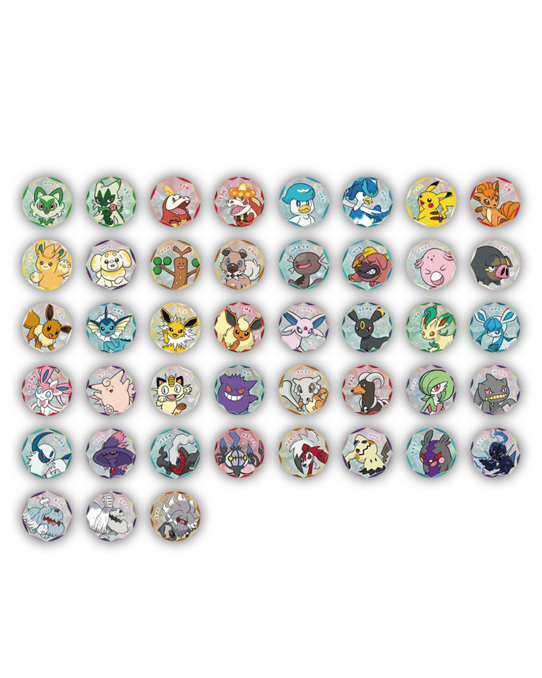 Pokemon Gem Pack Badge Set 🇨🇳