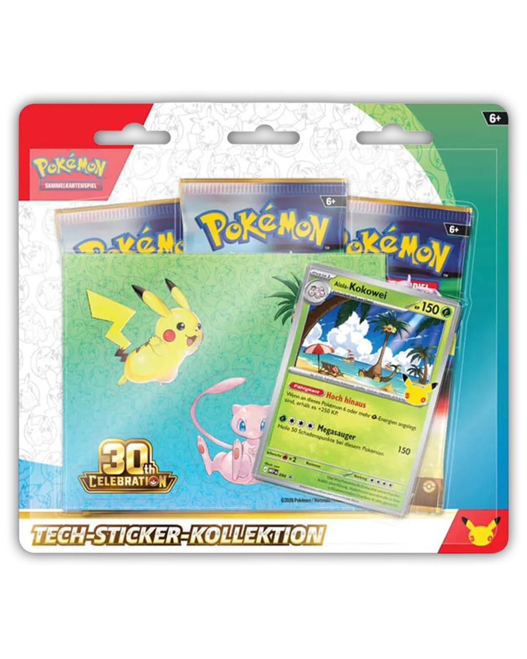 Pokemon 30 Jahre Tech-Sticker-Kollektion 🇩🇪