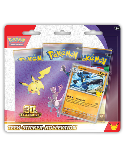 Pokemon 30 Jahre Tech-Sticker-Kollektion 🇩🇪