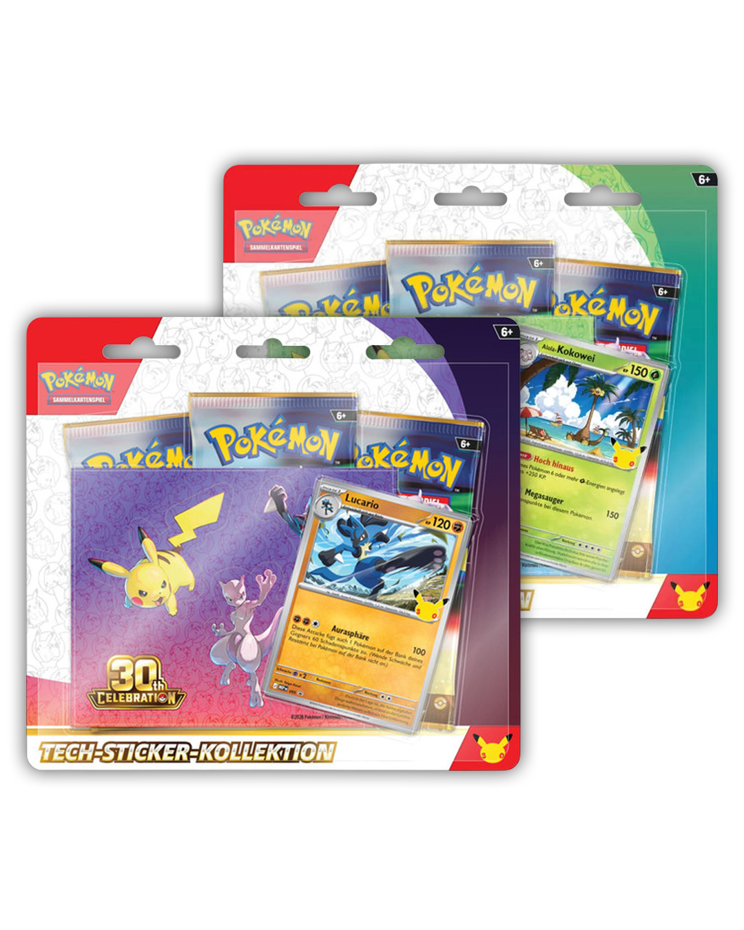 Pokemon 30 Jahre Tech-Sticker-Kollektion 🇩🇪