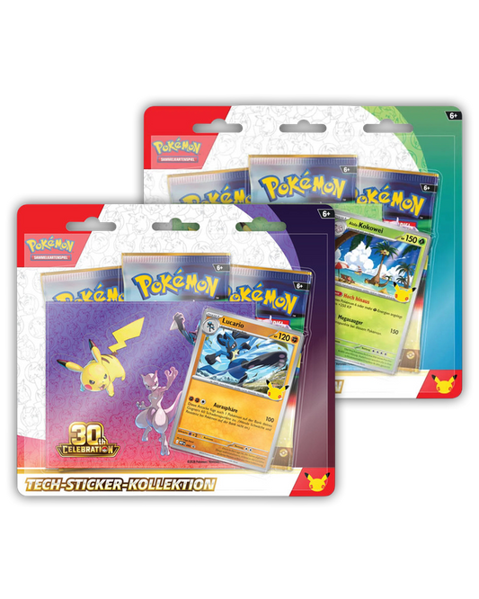 Pokemon 30 Jahre Tech-Sticker-Kollektion 🇩🇪