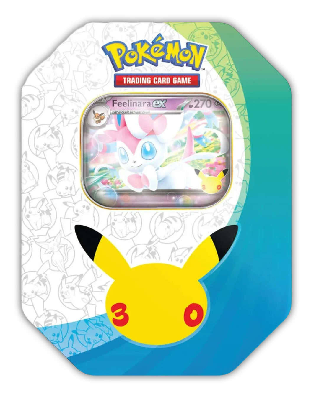 Pokemon 30 Jahre Feelinara ex oder Quajutsu ex Tin Box 🇩🇪 - nach Wahl