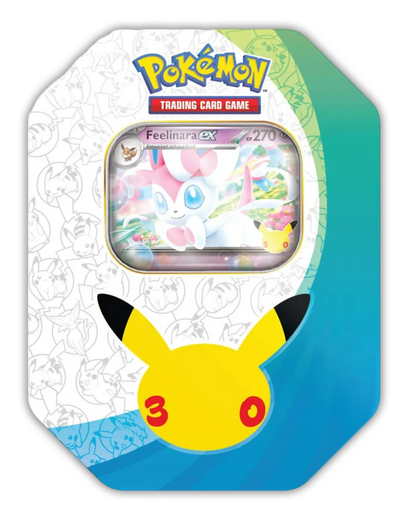 Pokemon 30 Jahre Feelinara ex oder Quajutsu ex Tin Box 🇩🇪 - nach Wahl