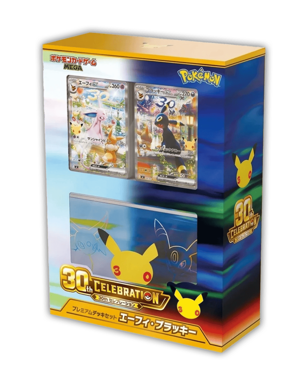 Pokemon 30th Celebration Premium Deck Set Espeon & Umbreon - japanisch - Vorbestellung