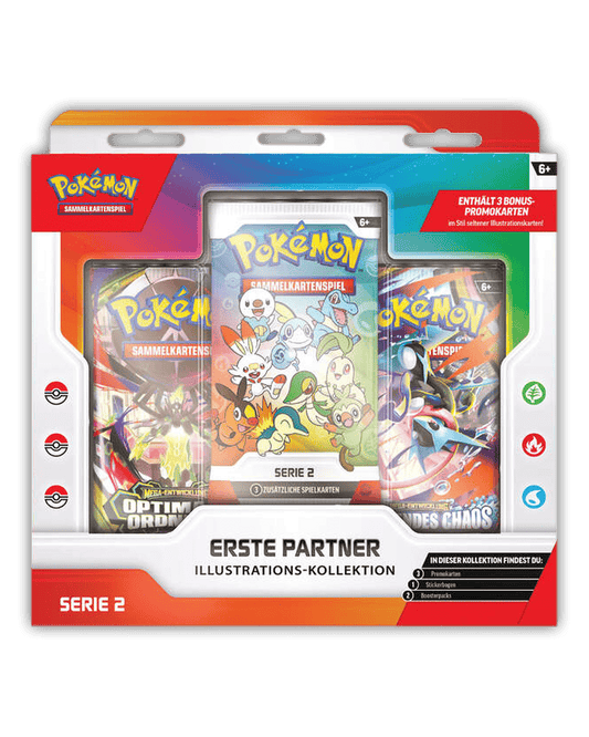 Pokemon Erste Partner Illustrations-Kollektion Serie 2 🇩🇪