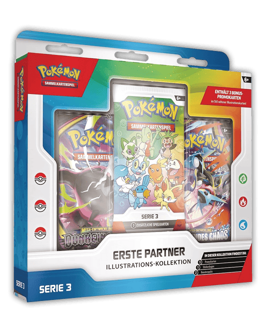 Pokemon Erste Partner Illustrations-Kollektion Serie 3 🇩🇪