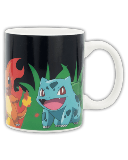 Pokemon Farbwechselnde Tasse mit Starter Design - 325 ml