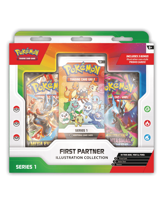 Pokemon First Partner Illustration Collection Serie 1 🇬🇧