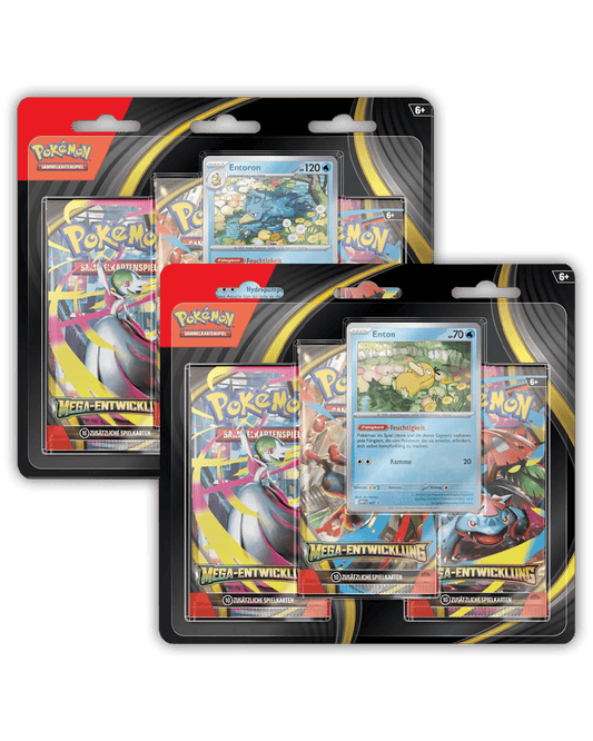 Pokemon Mega Entwicklung 3-Pack Blister 🇩🇪