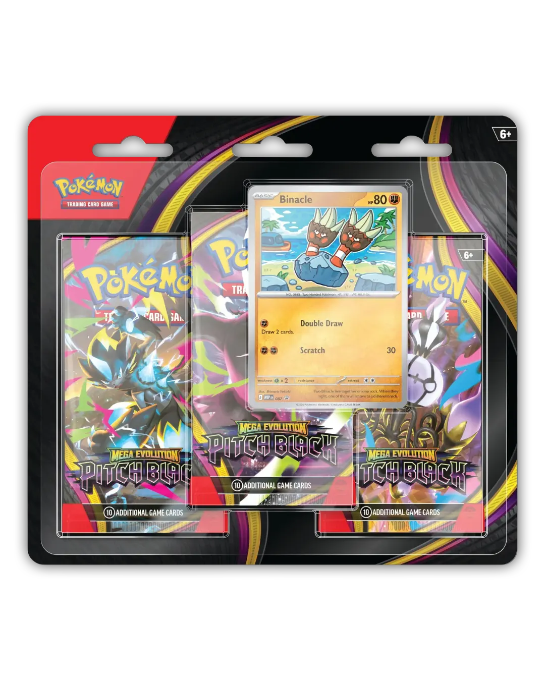 Pokemon Pitch Black 3-Pack Blister 🇬🇧