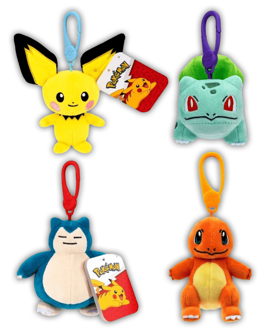 Pokemon Plüsch - Anhänger / Clip Assortment ca. 5-7cm - offizielles Plüsch