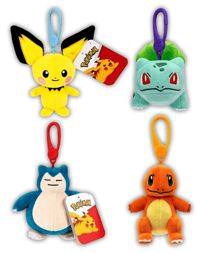 Pokemon Plüsch - Anhänger / Clip Assortment ca. 5-7cm - offizielles Plüsch