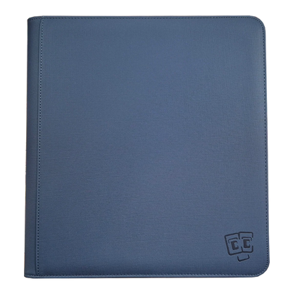 TCG Guru - 12er Pocket Zipper Binder Xenon - Dunkel Blau