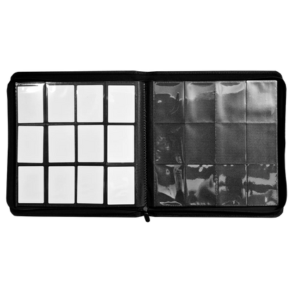 TCG Guru - 12er Pocket Zipper Binder Xenon - Dunkel Blau