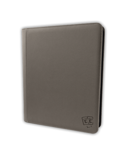 TCG Guru - 9er Pocket Toploader Zipper Binder Xenon - Grau