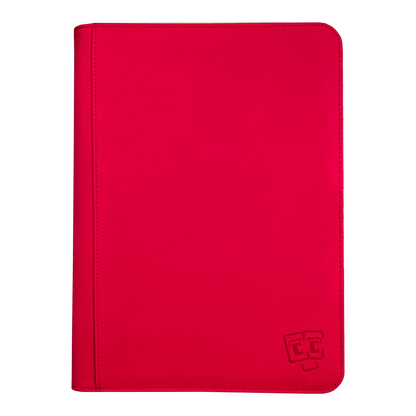 TCG Guru - 9er Pocket Zipper Binder Xenon - Rot