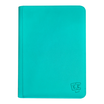 TCG Guru - 9er Pocket Zipper Binder Xenon - Türkis