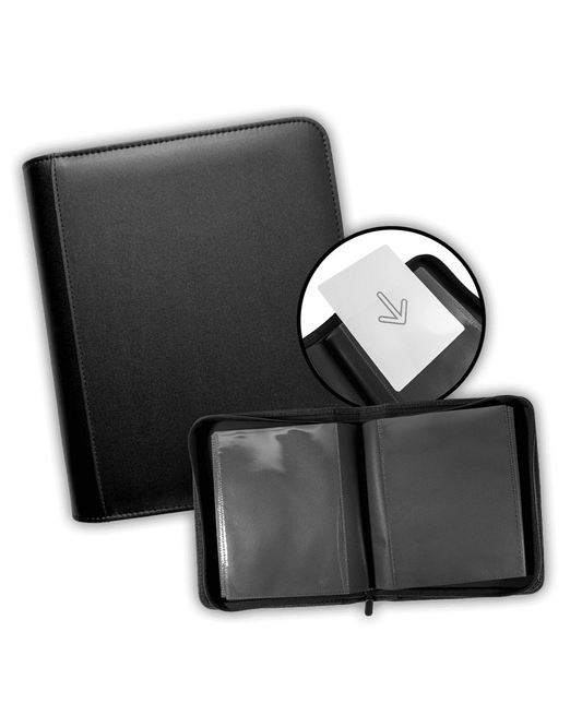TCG Guru - XXL Card Zipper Binder Xenon - Schwarz