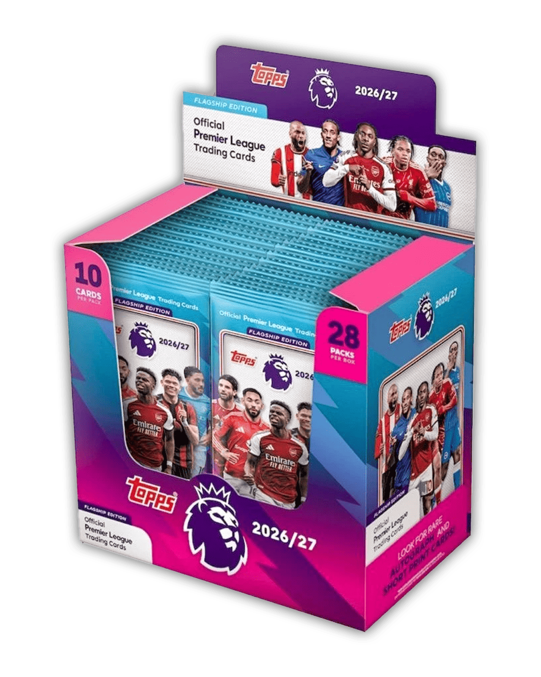 Topps Premier League Flagship Display 2026/27 mit 28 Boostern