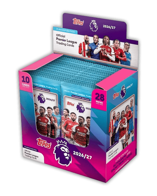 Topps Premier League Flagship Display 2026/27 mit 28 Boostern